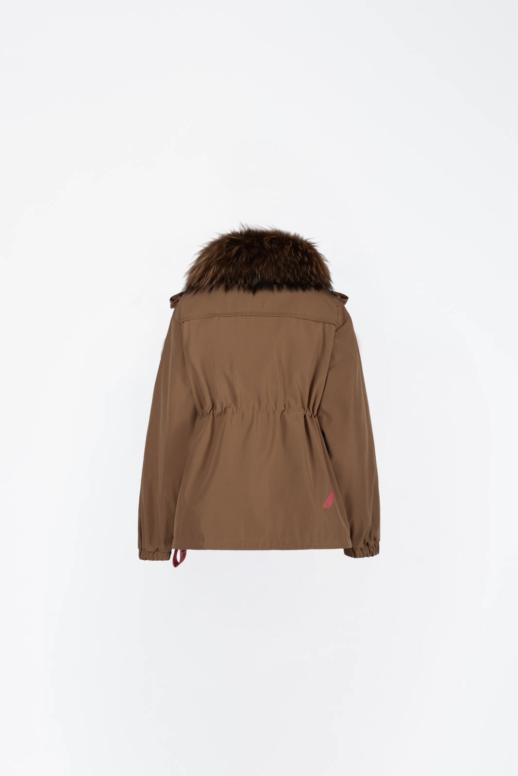 Afterlabel USHUAIA - Parka corto donna Cammello dettaglio