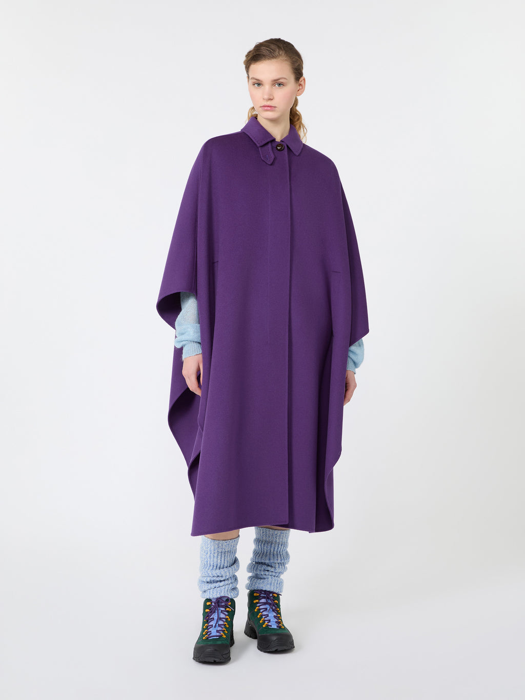 Weekend Max Mara WKDCAPPA - Maxi cappa in doppio di mista lana