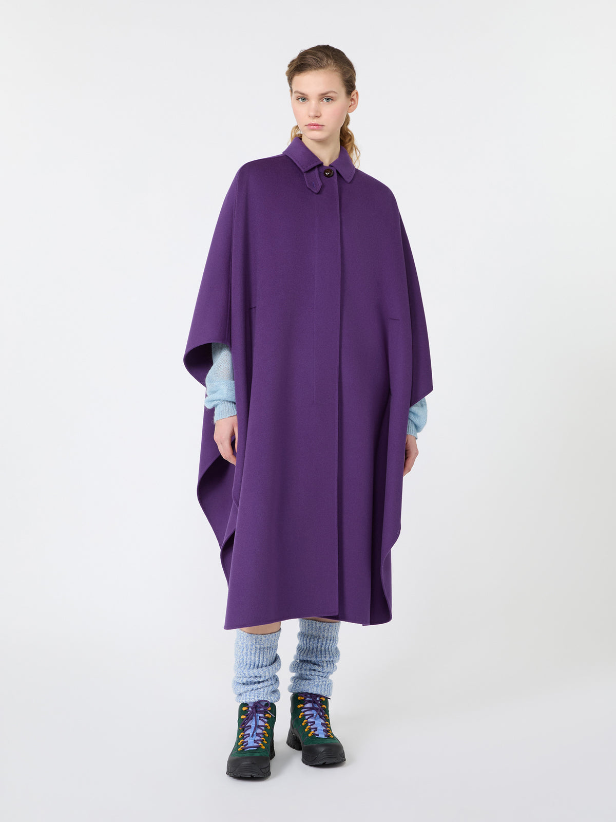 Weekend Max Mara WKDCAPPA - Maxi cappa in doppio di mista lana