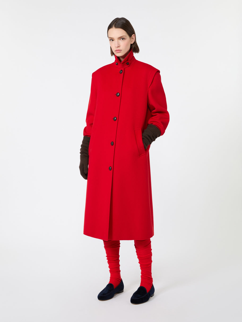 Weekend Max Mara WKDALAMARO - Cappotto in doppio drap di lana