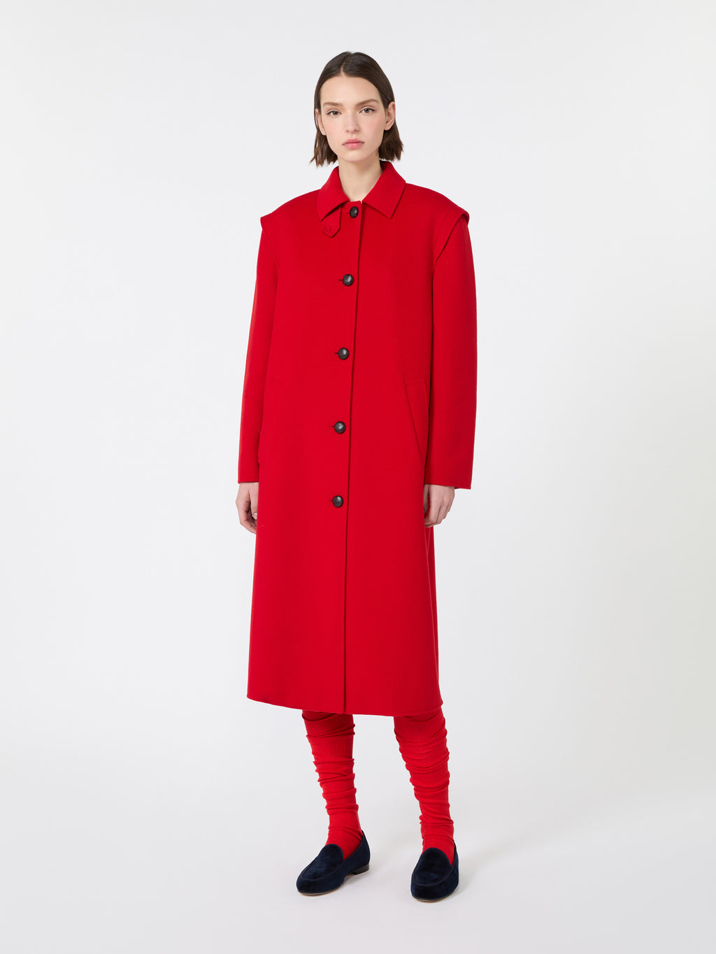 Weekend Max Mara WKDALAMARO - Cappotto in doppio drap di lana