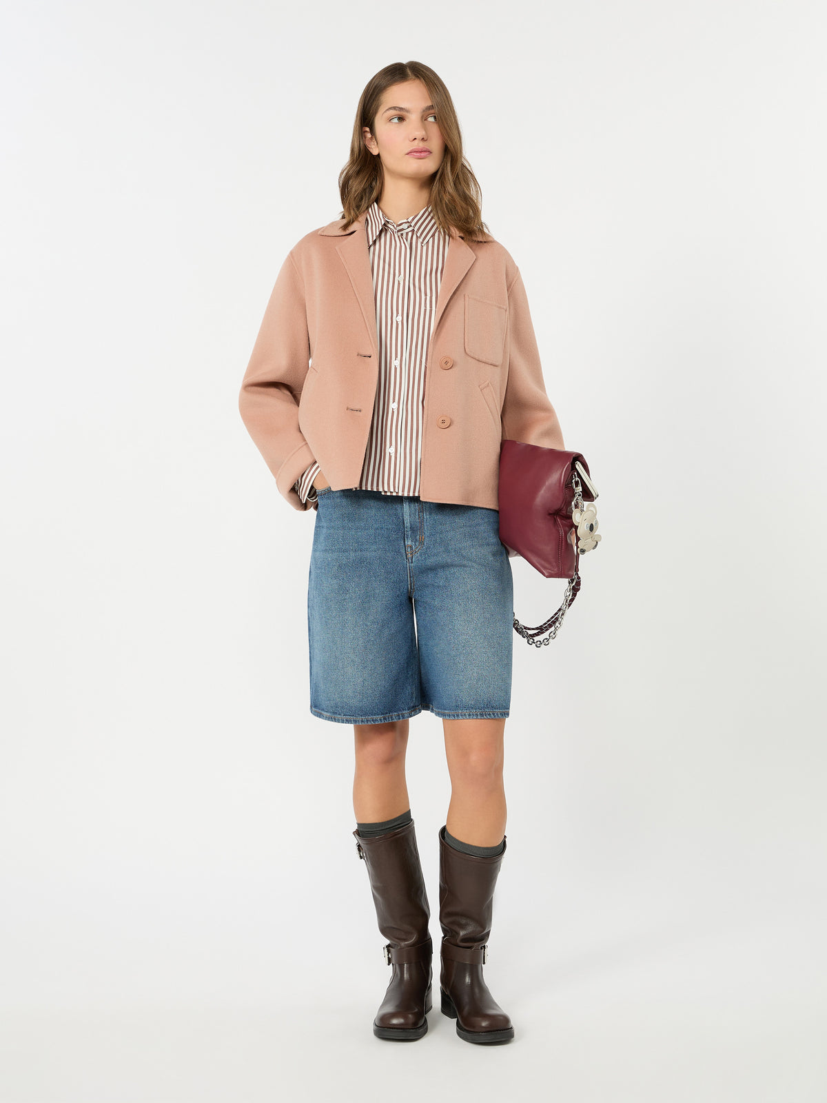 Weekend Max Mara WKDPELOTA - Giacca crop in doppio di lana