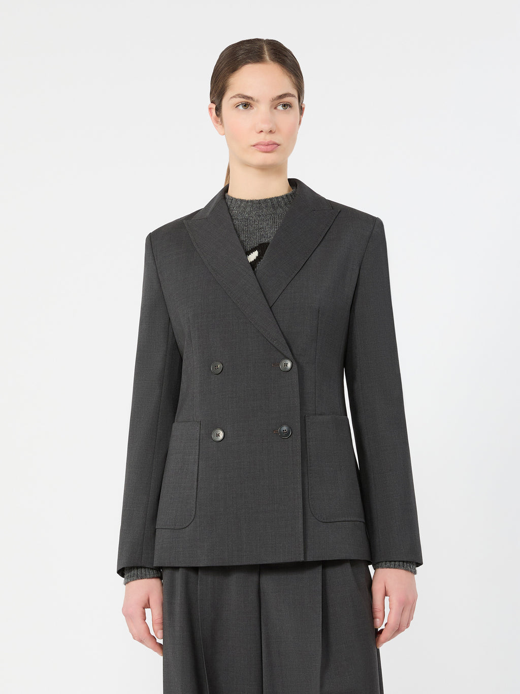Weekend Max Mara WKDORNATI - Blazer in tela di lana