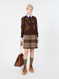 Weekend Max Mara WKDPESCHE - Gonna corta in lana Check