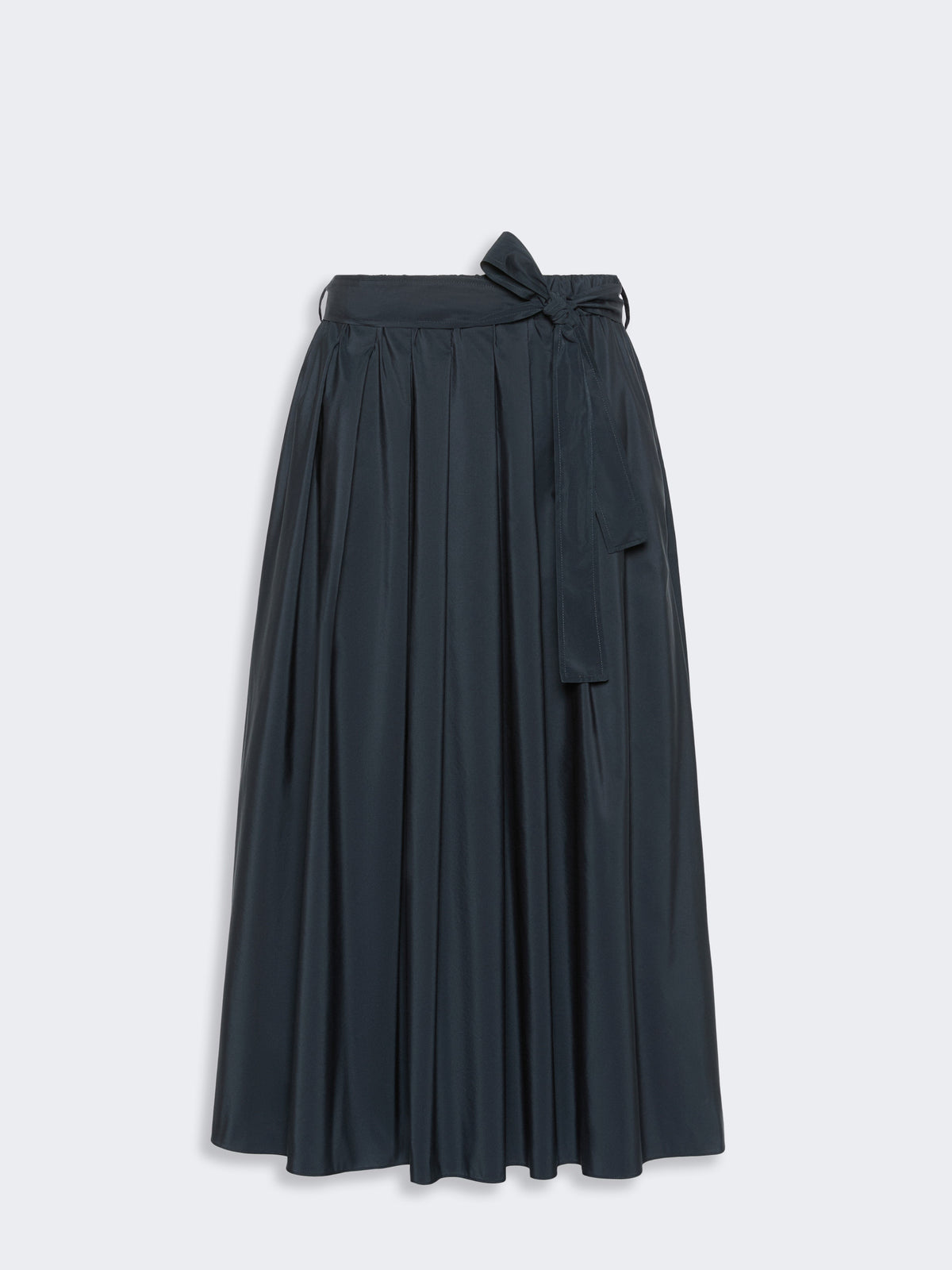 Weekend Max Mara WKDALPACA - Pleated taffeta midi skirt