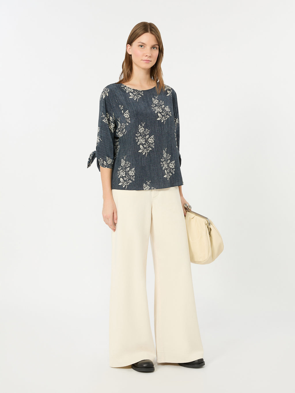 Weekend Max Mara WKDADONE - Blusa in crêpe de Chine di seta stampata