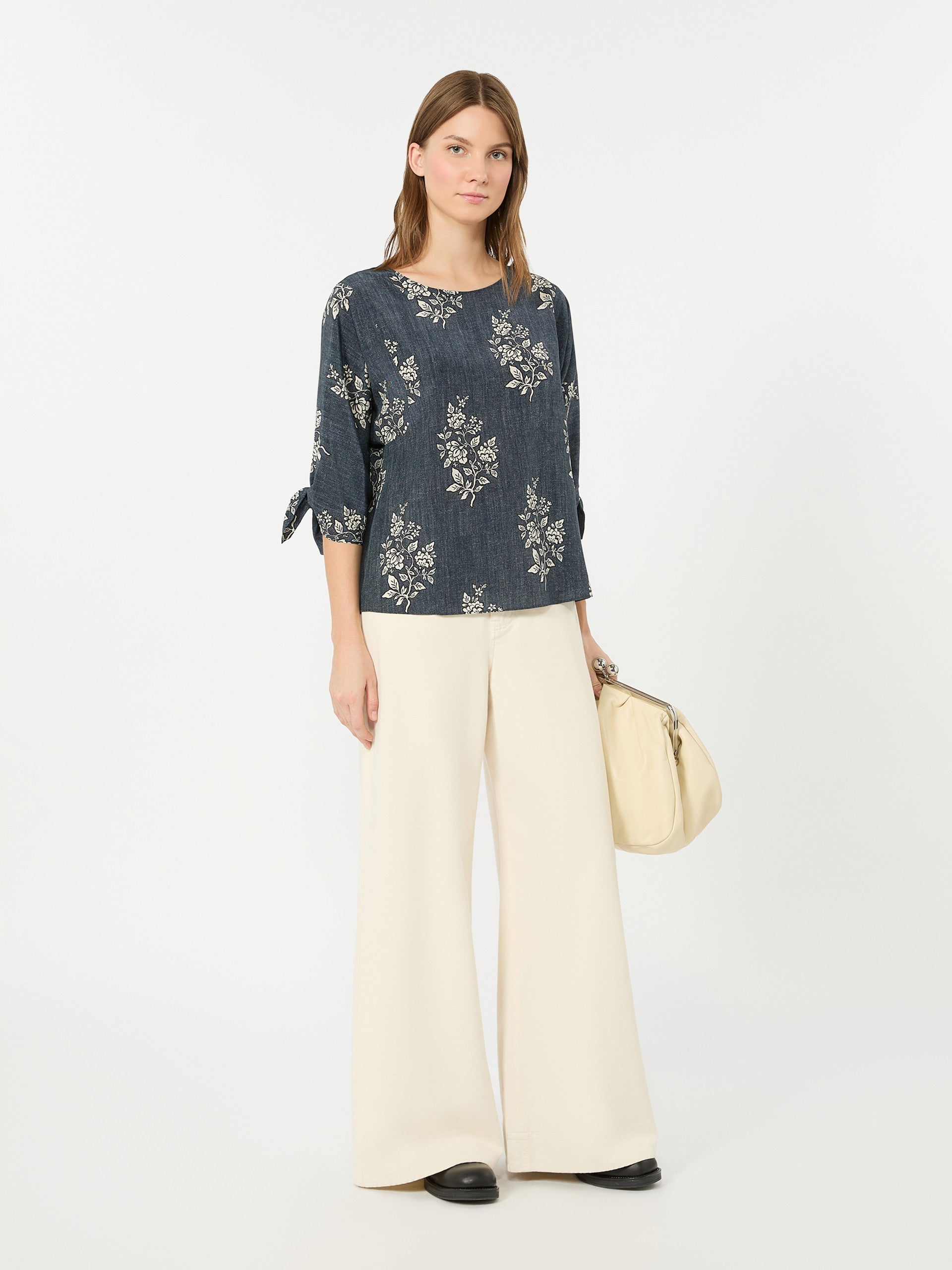 Weekend Max Mara WKDADONE - Blusa in crêpe de Chine di seta stampata