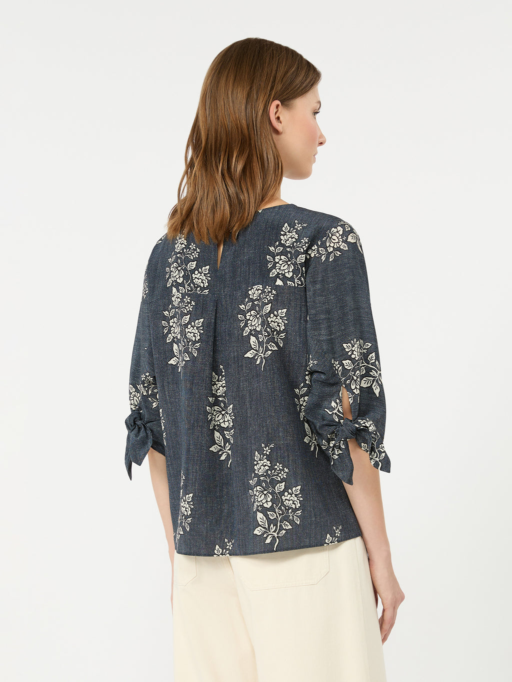 Weekend Max Mara WKDADONE - Blusa in crêpe de Chine di seta stampata
