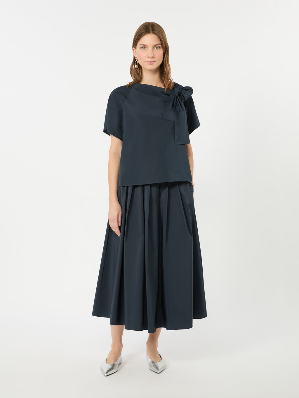Weekend Max Mara WKDRECENTE - Blusa in taffetà di misto cotone