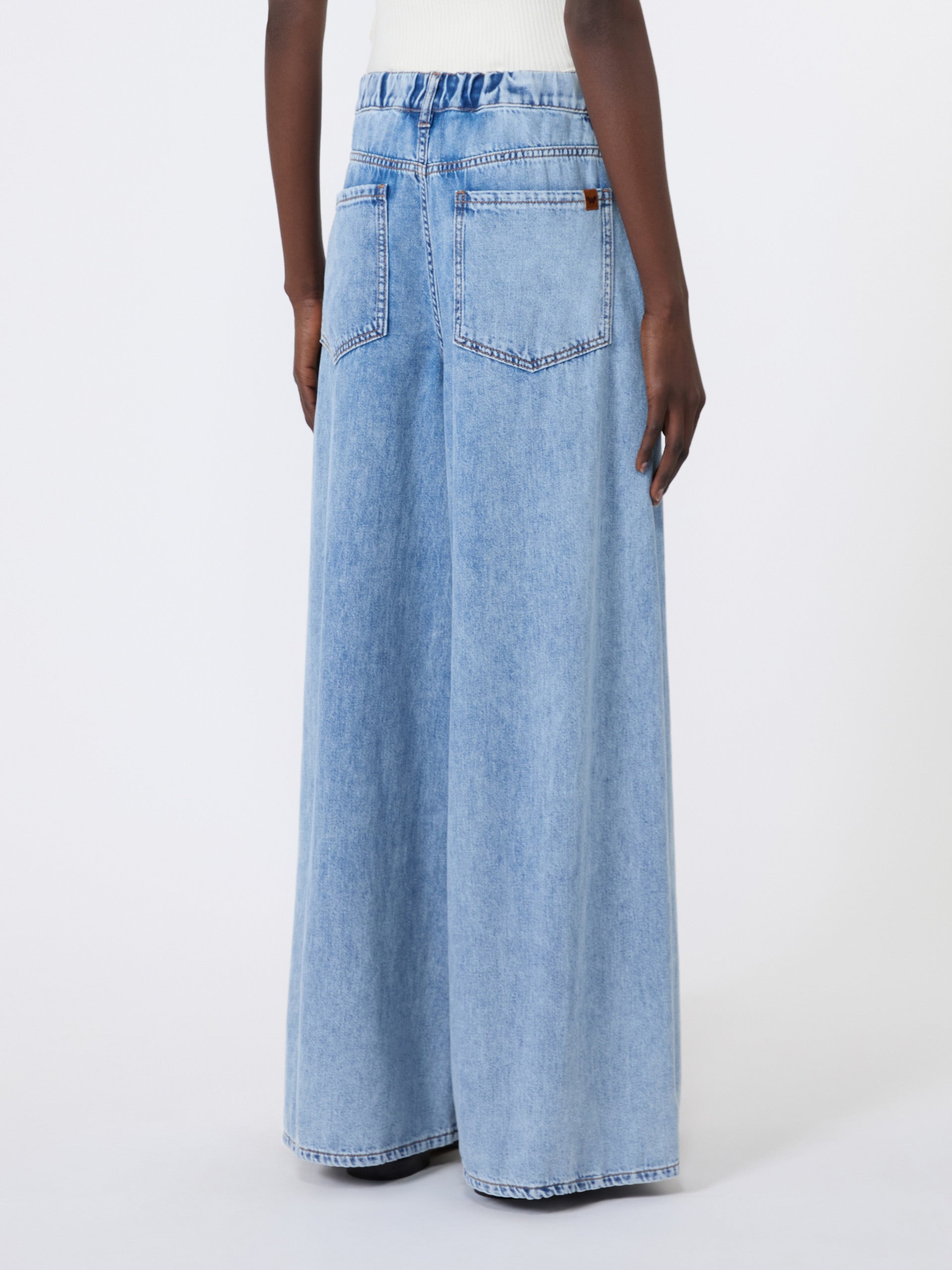 Weekend Max Mara WKDZATTERA - Jeans lungo in denim di cotone