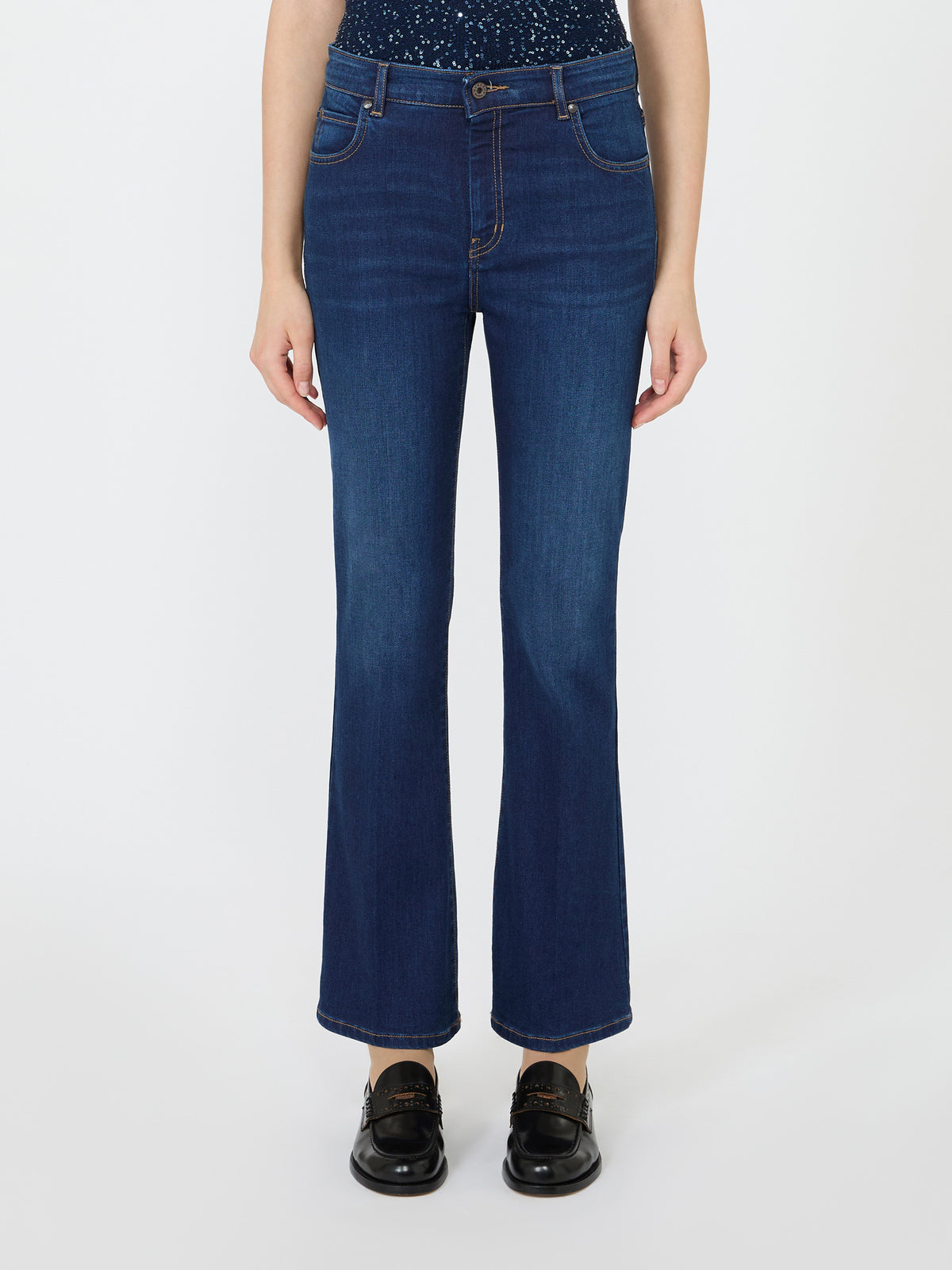 Weekend Max Mara WKDRAPALLO - Jeans slim fit in denim super stretch