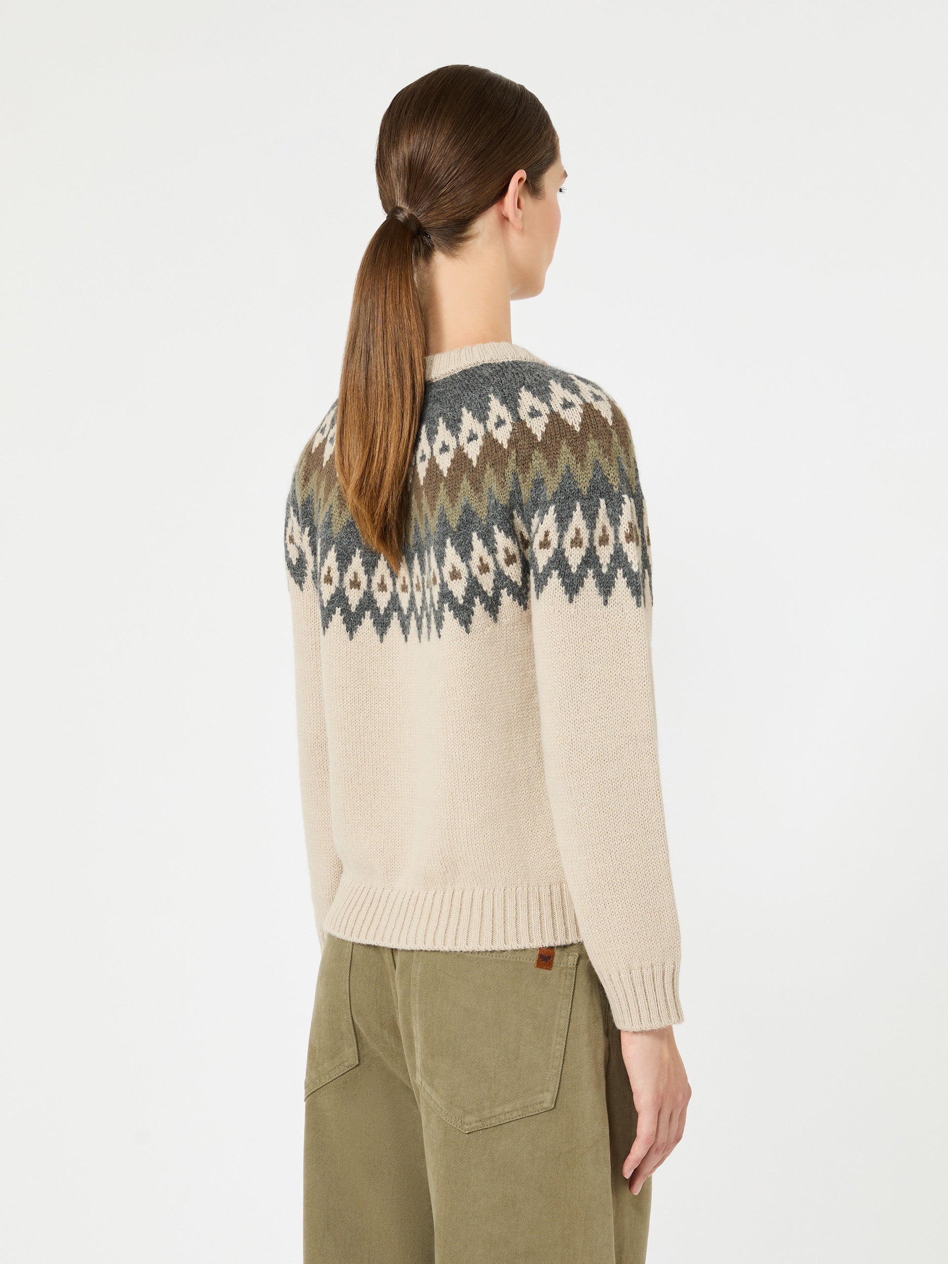 Weekend Max Mara WKDTARGA - Cardigan in mista alpaca e lana