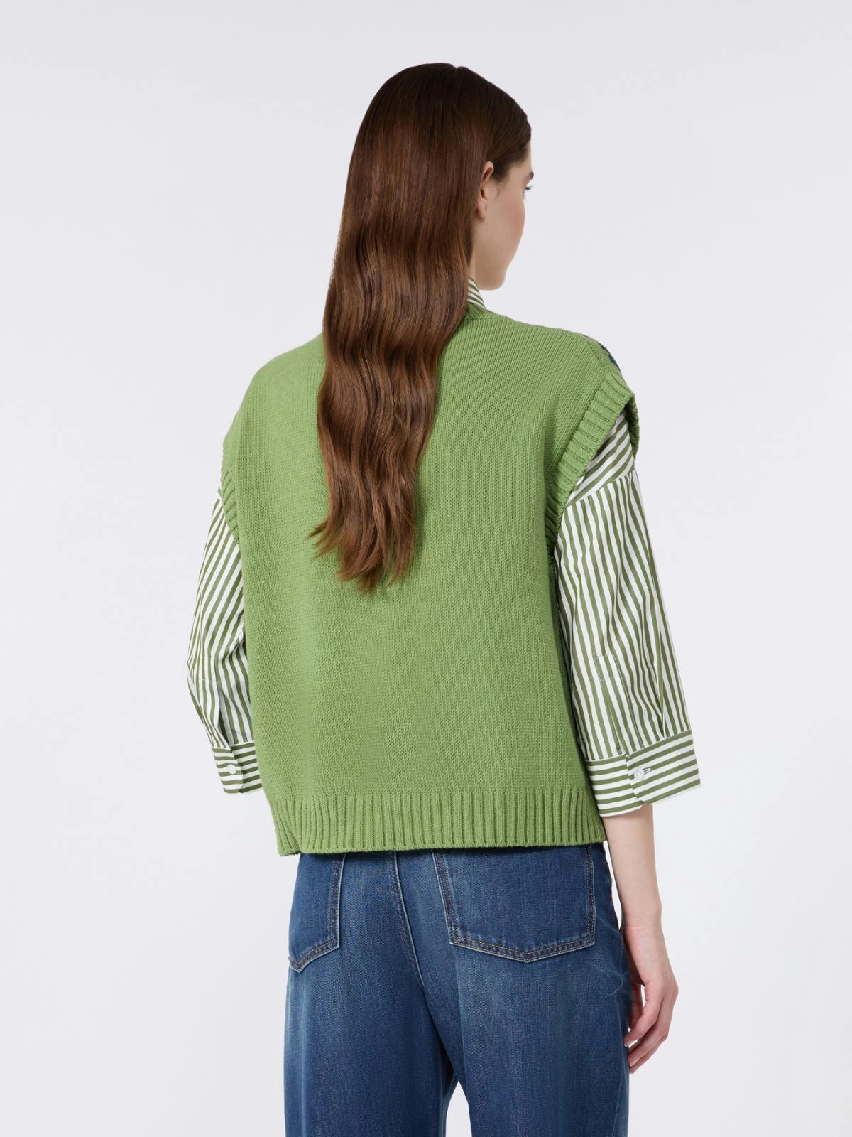 Weekend Max Mara WKDALAMARO - Gilet in maglia floreale