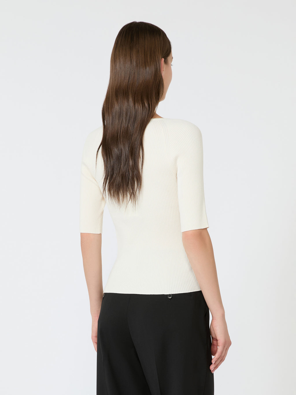 Weekend Max Mara WKDTENENTE - Maglia a coste in viscosa stretch