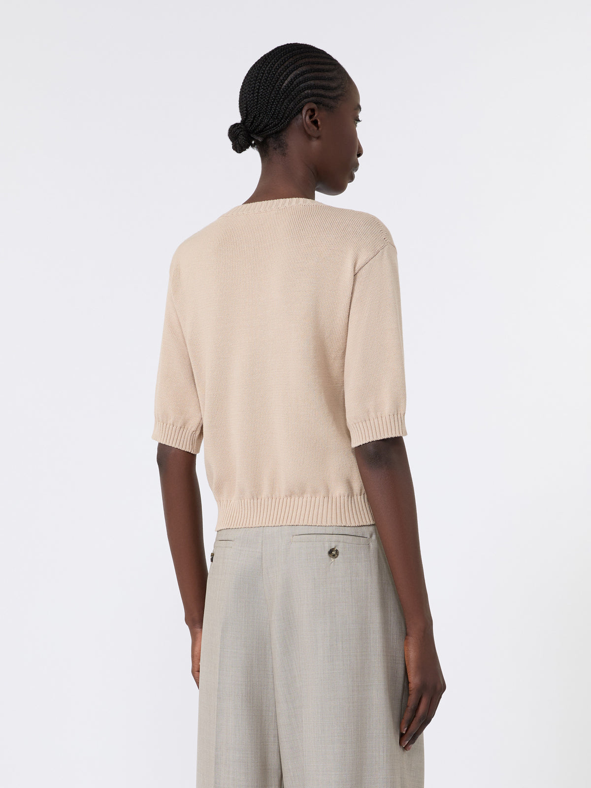 Weekend Max Mara WKDFIACRE - Maglia in filato di cotone con ricami
