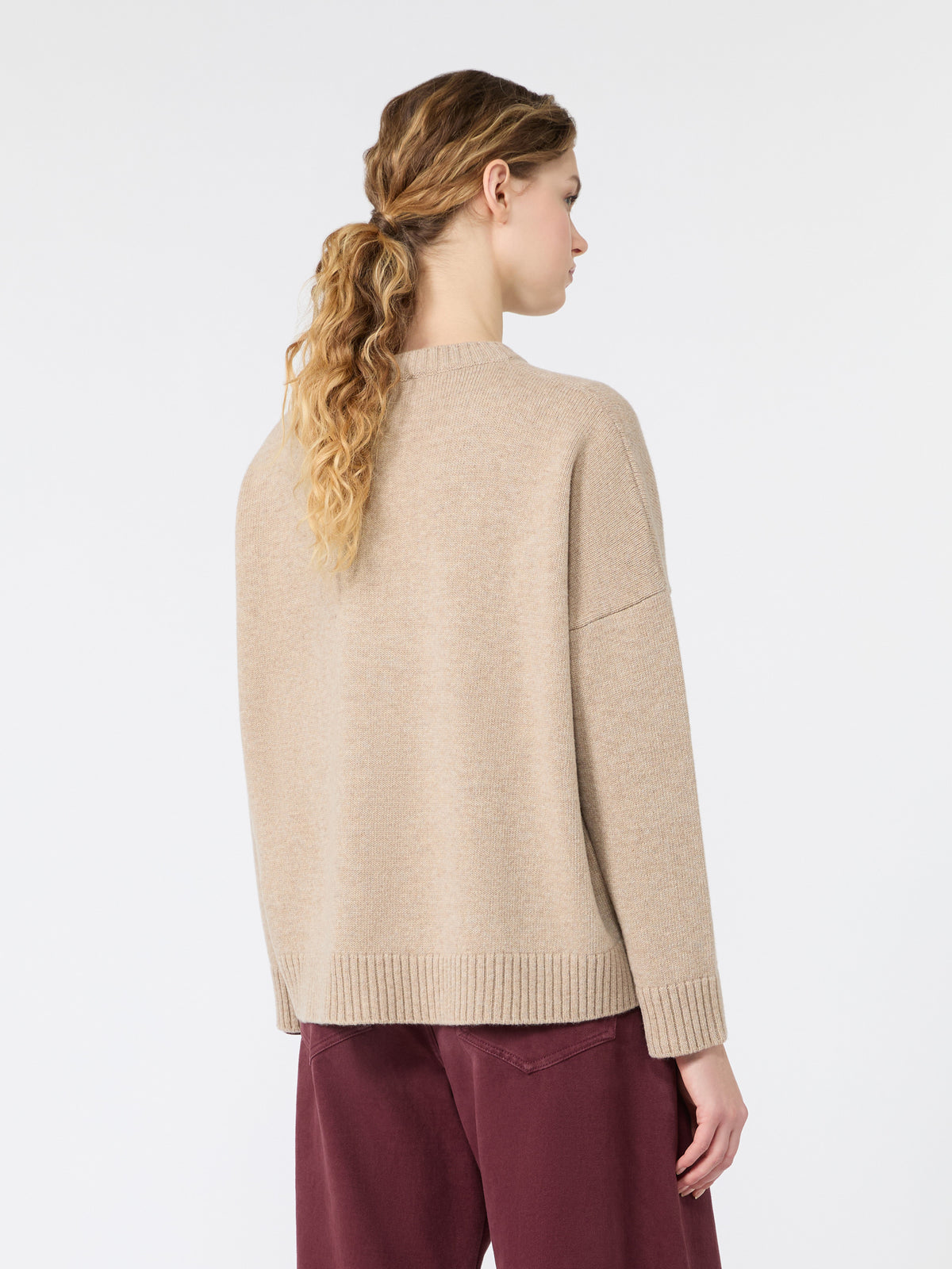 Weekend Max Mara WKDPAVIDI - Maglia ampia in lana jacquard