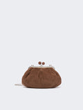 Weekend Max Mara WKAVALOIS - Small suede Pasticcino Bag