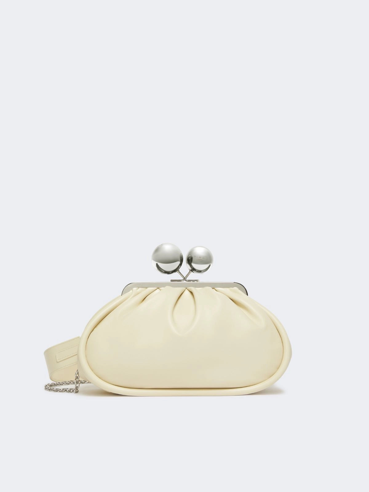 Weekend Max Mara MILVANEW - Pasticcino Bag medium in nappa lucida - Panna