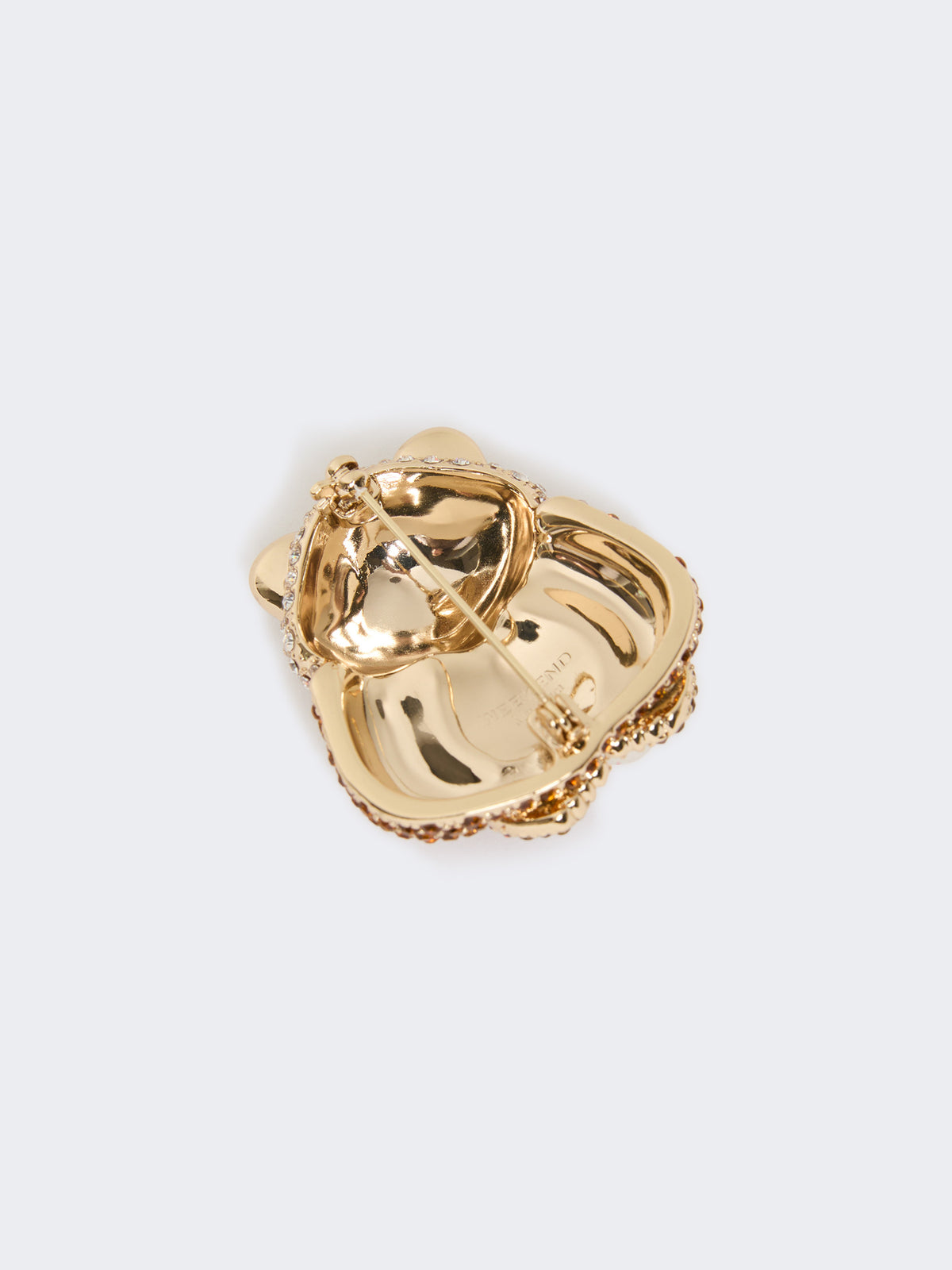 Weekend Max Mara WKAPERLE - Spilla in metallo con strass