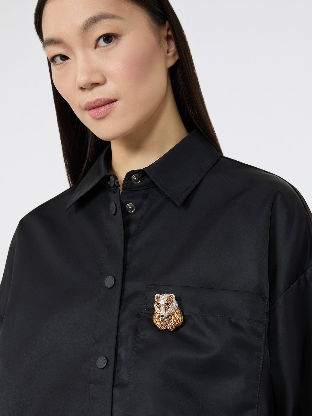 Weekend Max Mara WKAPERLE - Broche en métal avec strass