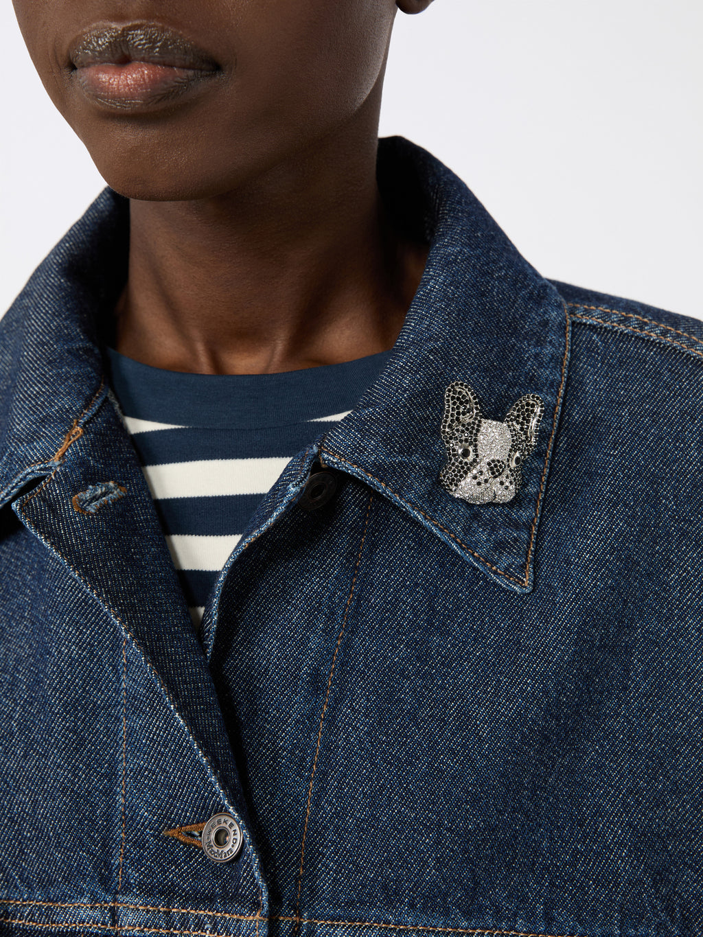 Weekend Max Mara WKAPERLE - Broche en métal avec strass