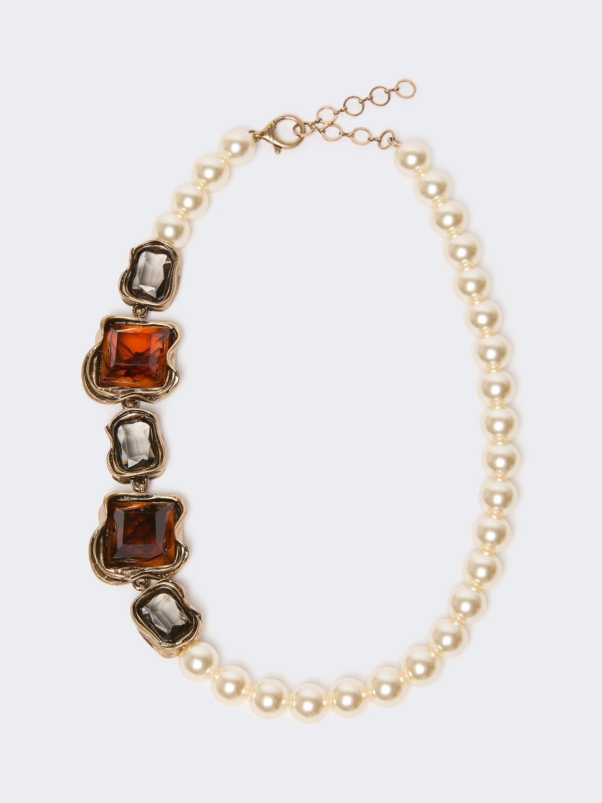 Weekend Max Mara WKAPERLE - Collana decò con perle e pietre