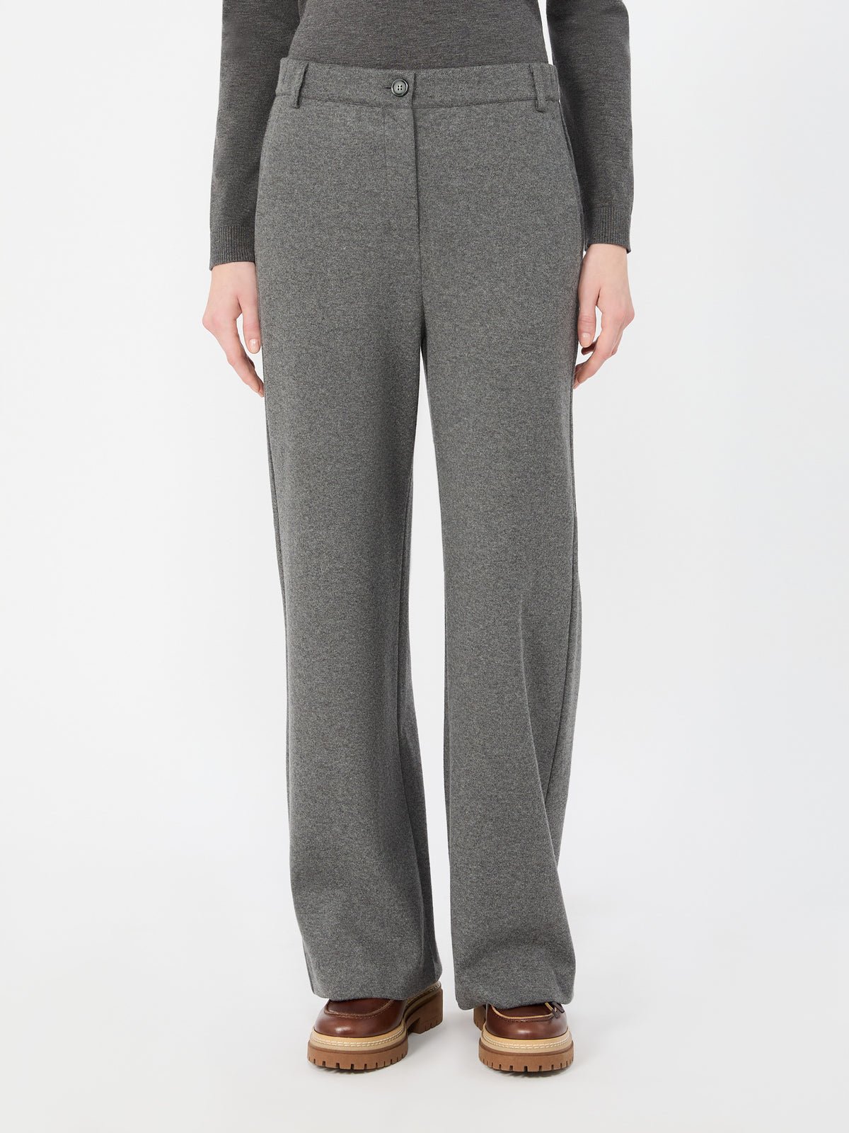 Weekend Max Mara WKDORATA - Pantalone in jersey micro jacquard