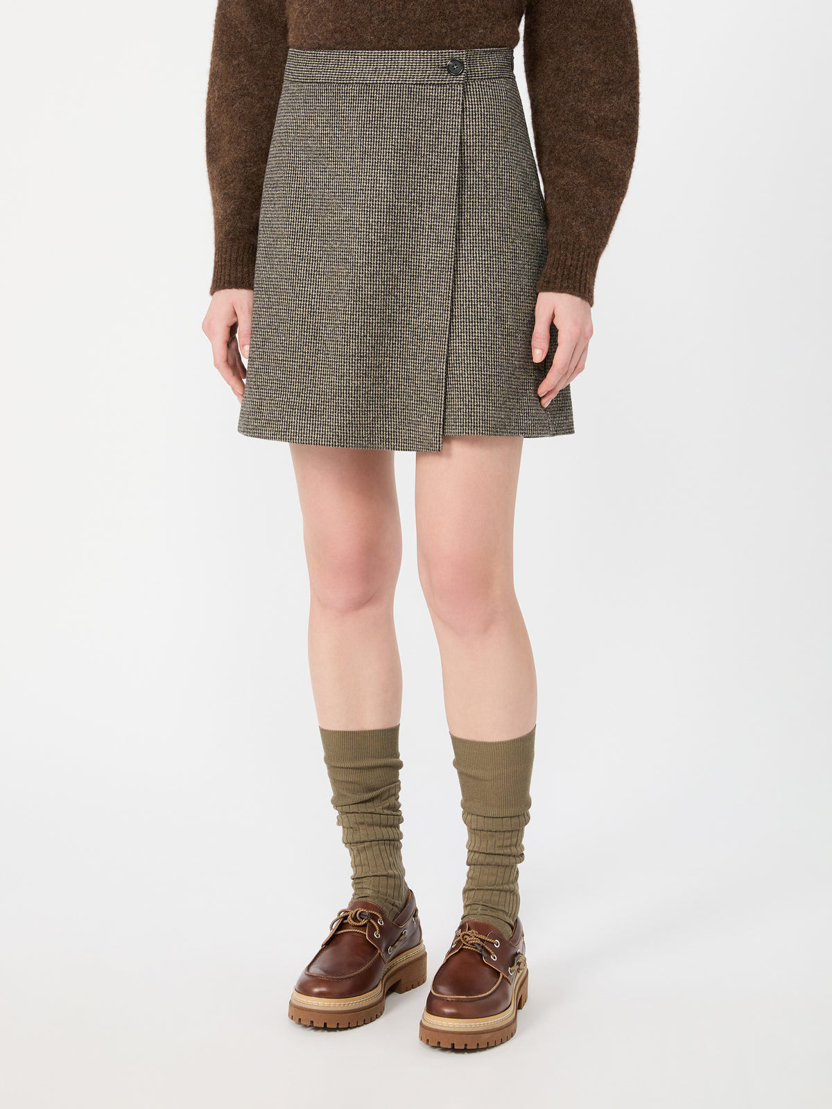 Weekend Max Mara WKDVETTA - Gonna pantalone corta in jersey micro jacquard