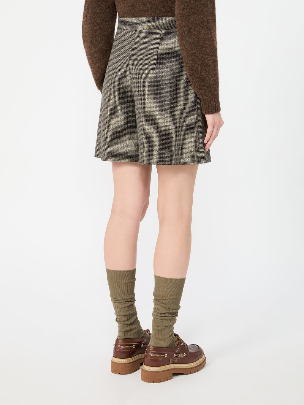 Weekend Max Mara WKDVETTA - Gonna pantalone corta in jersey micro jacquard