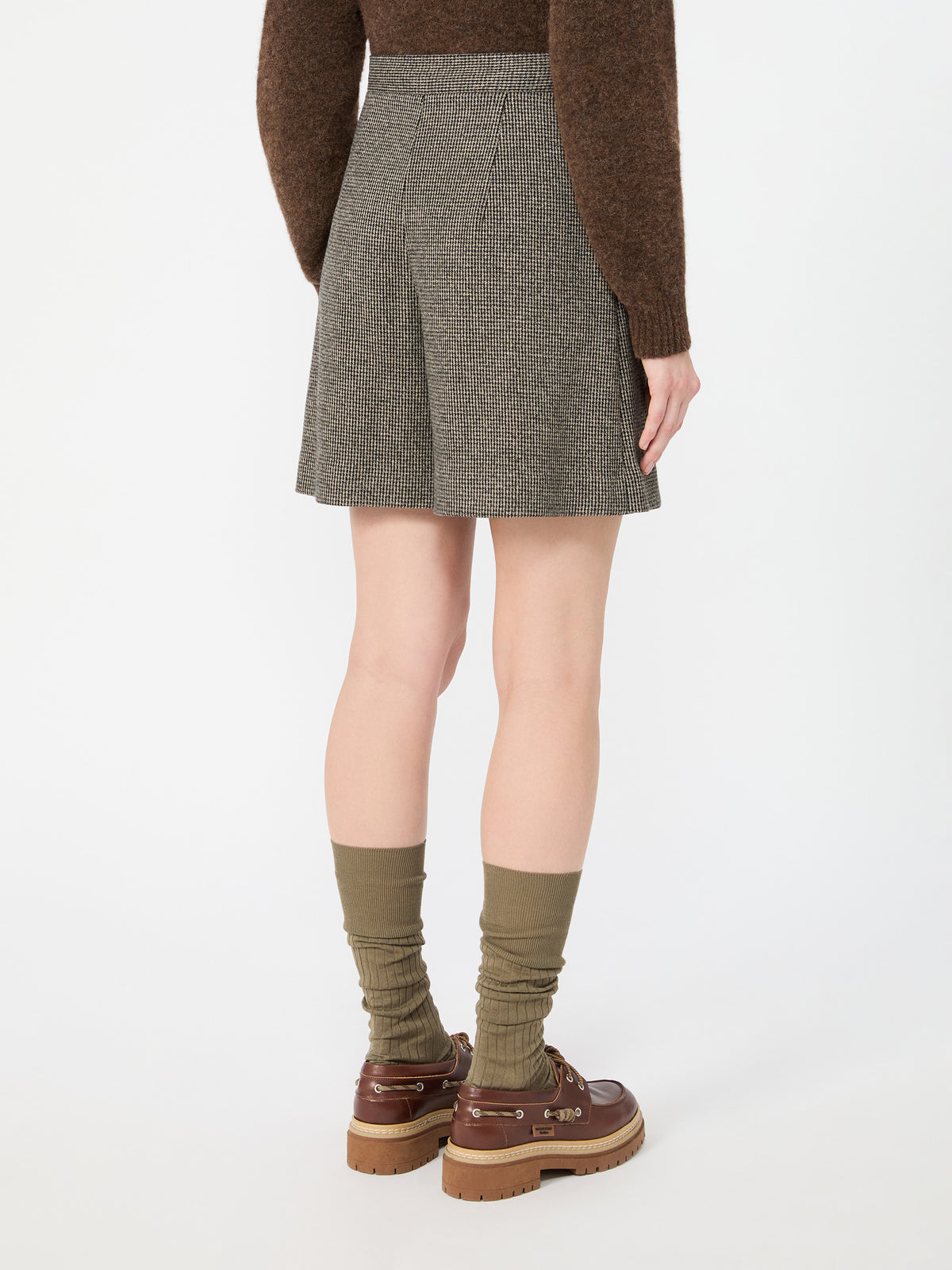 Weekend Max Mara WKDVETTA - Gonna pantalone corta in jersey micro jacquard