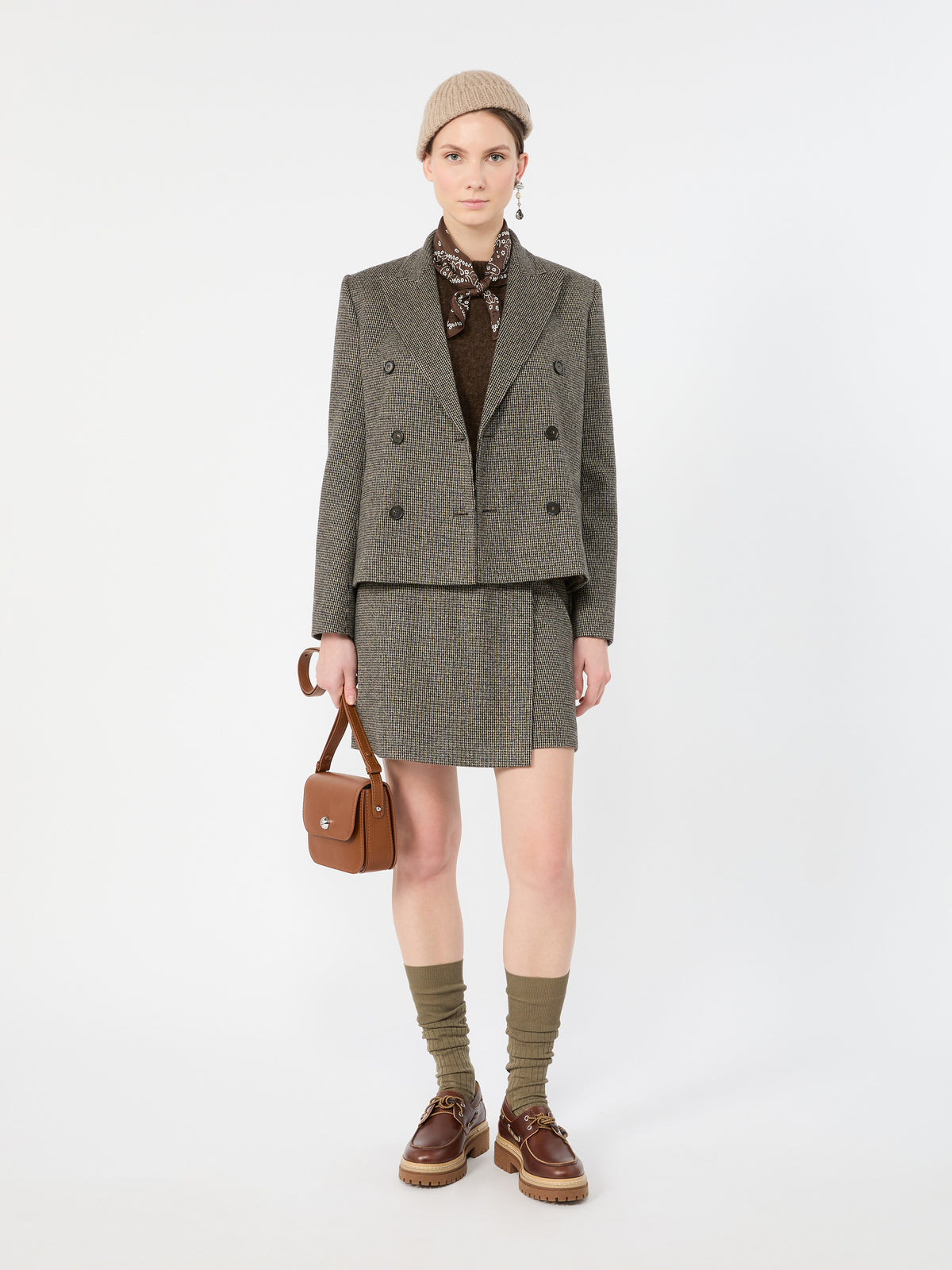 Weekend Max Mara WKDGRADO - Giacca doppiopetto in jersey micro jacquard