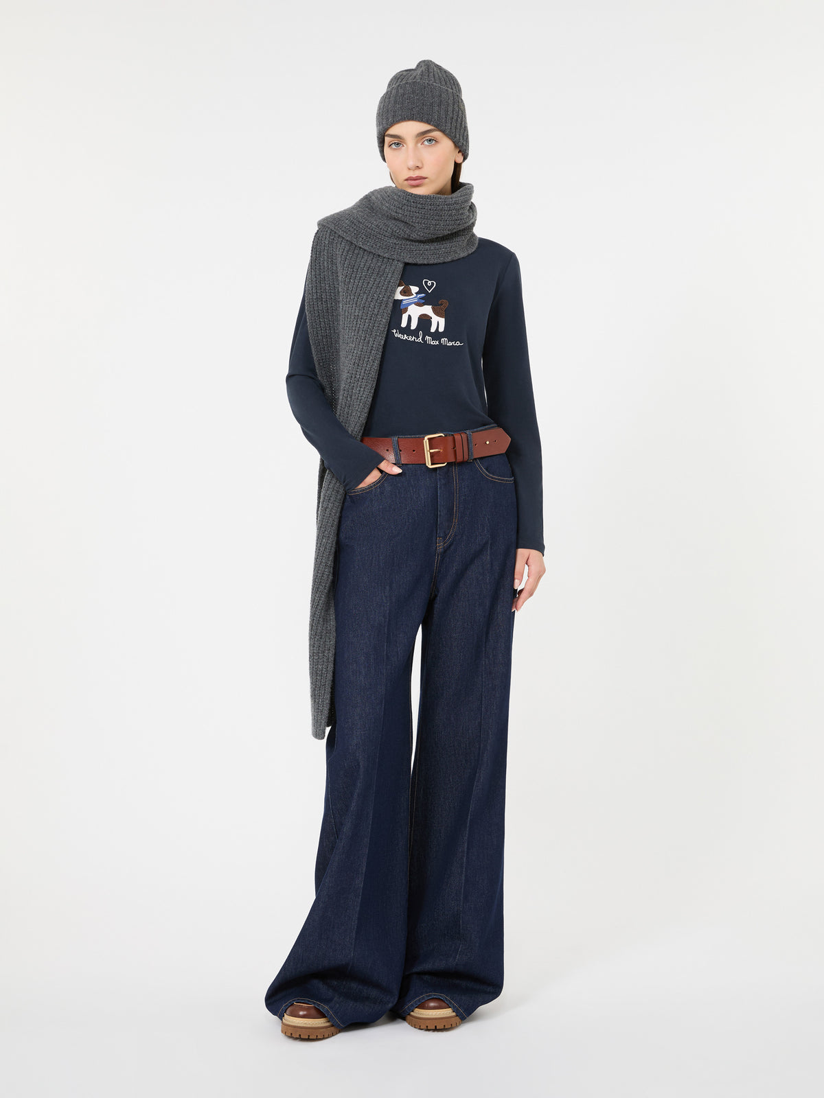 Weekend Max Mara WKDCESTINO - T-shirt a maniche lunghe in jersey