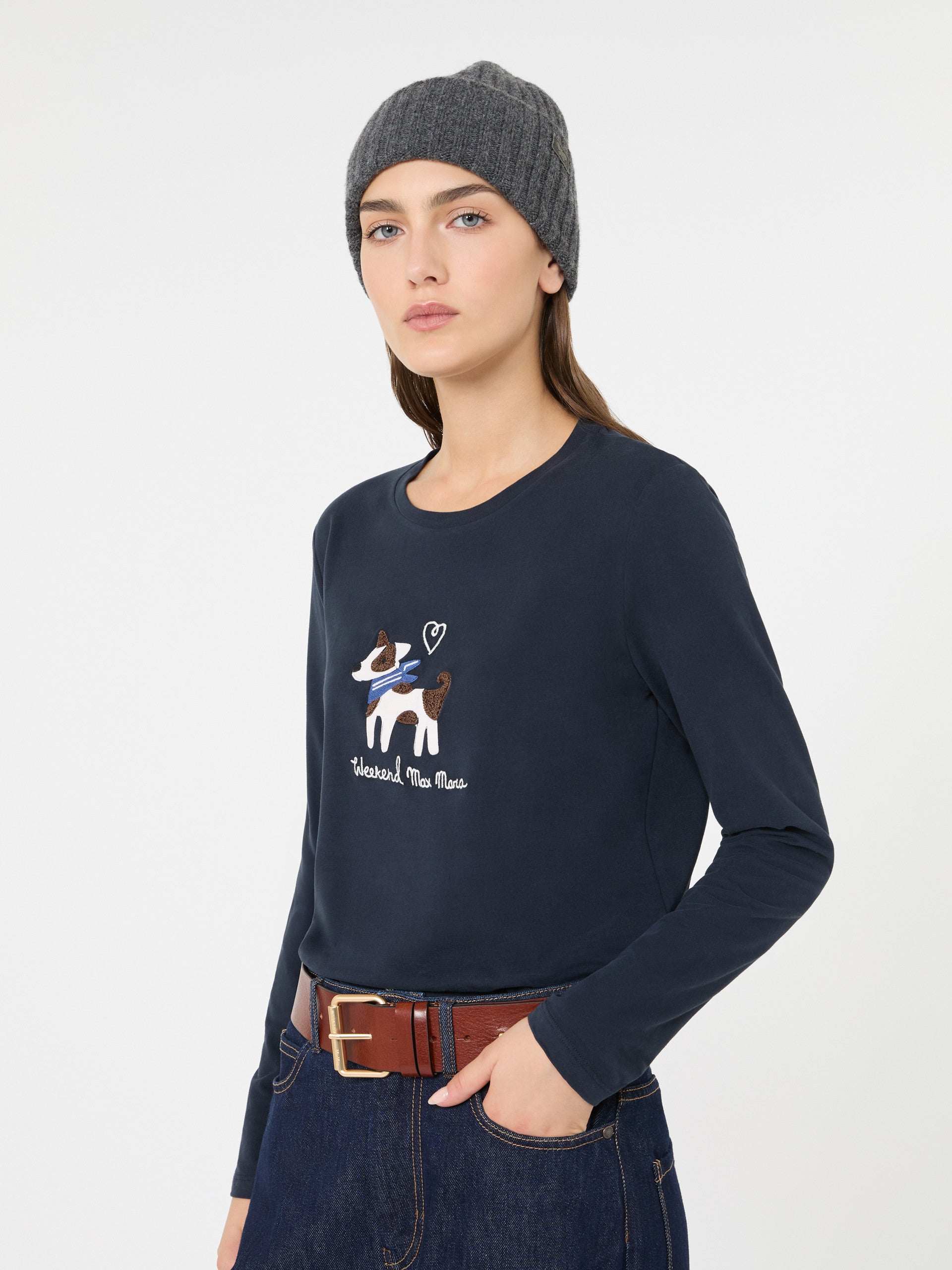 Weekend Max Mara WKDCESTINO - T-shirt a maniche lunghe in jersey