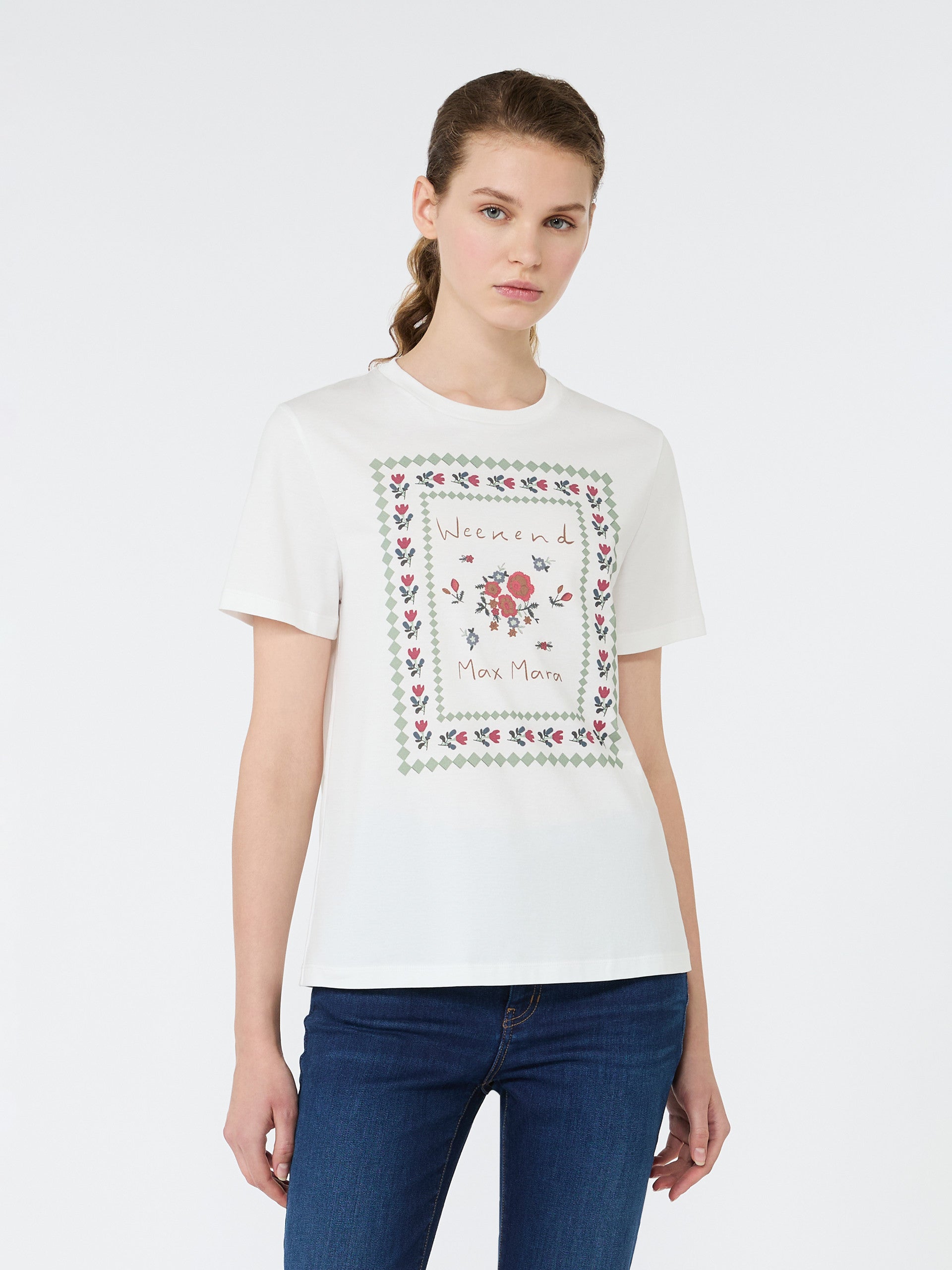 Weekend Max Mara WKDEDISON - T-shirt in cotone con stampa