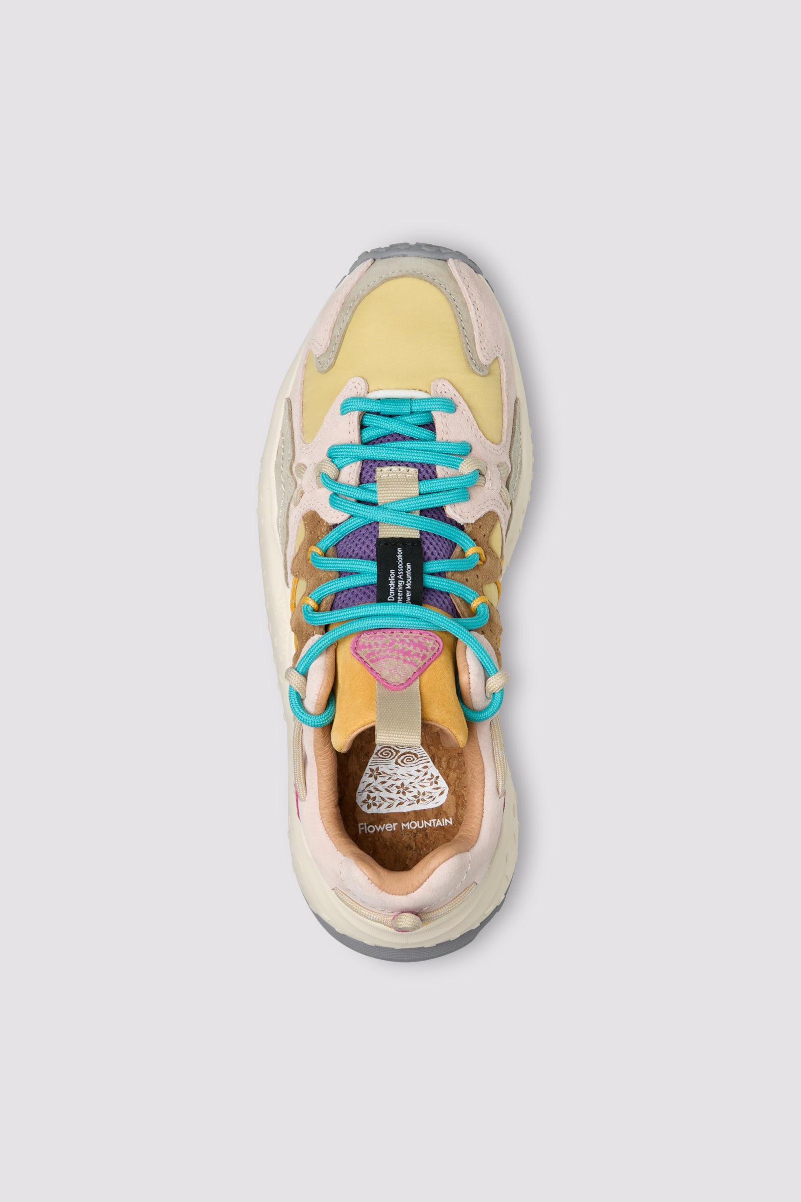 Flower Mountain YAMABUSHI - Sneakers in suede e tessuto tecnico