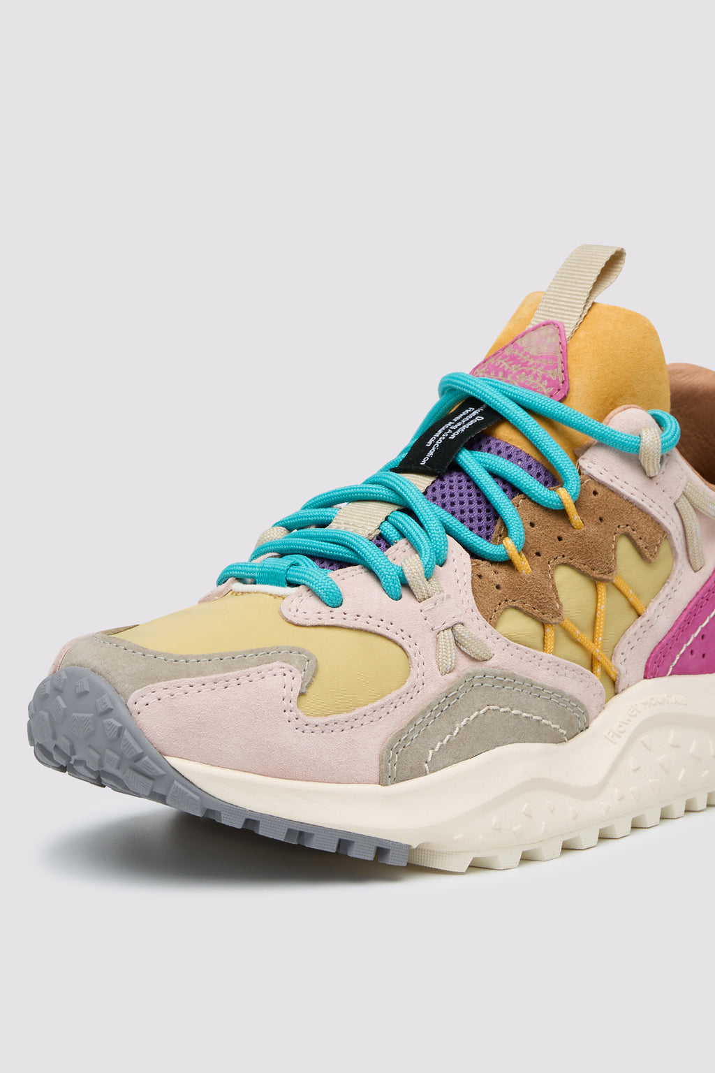 Flower Mountain YAMABUSHI - Sneakers in suede e tessuto tecnico