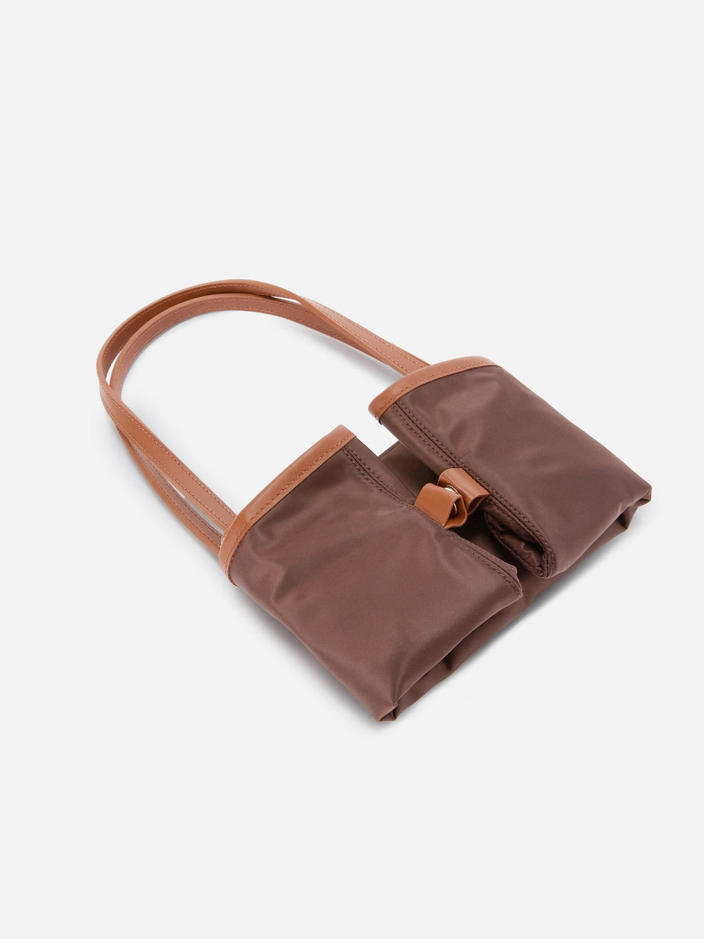 MC2 Saint Barth CITY BAG MID NYLON CB0004 - Borsa pieghevole compatta - Marrone