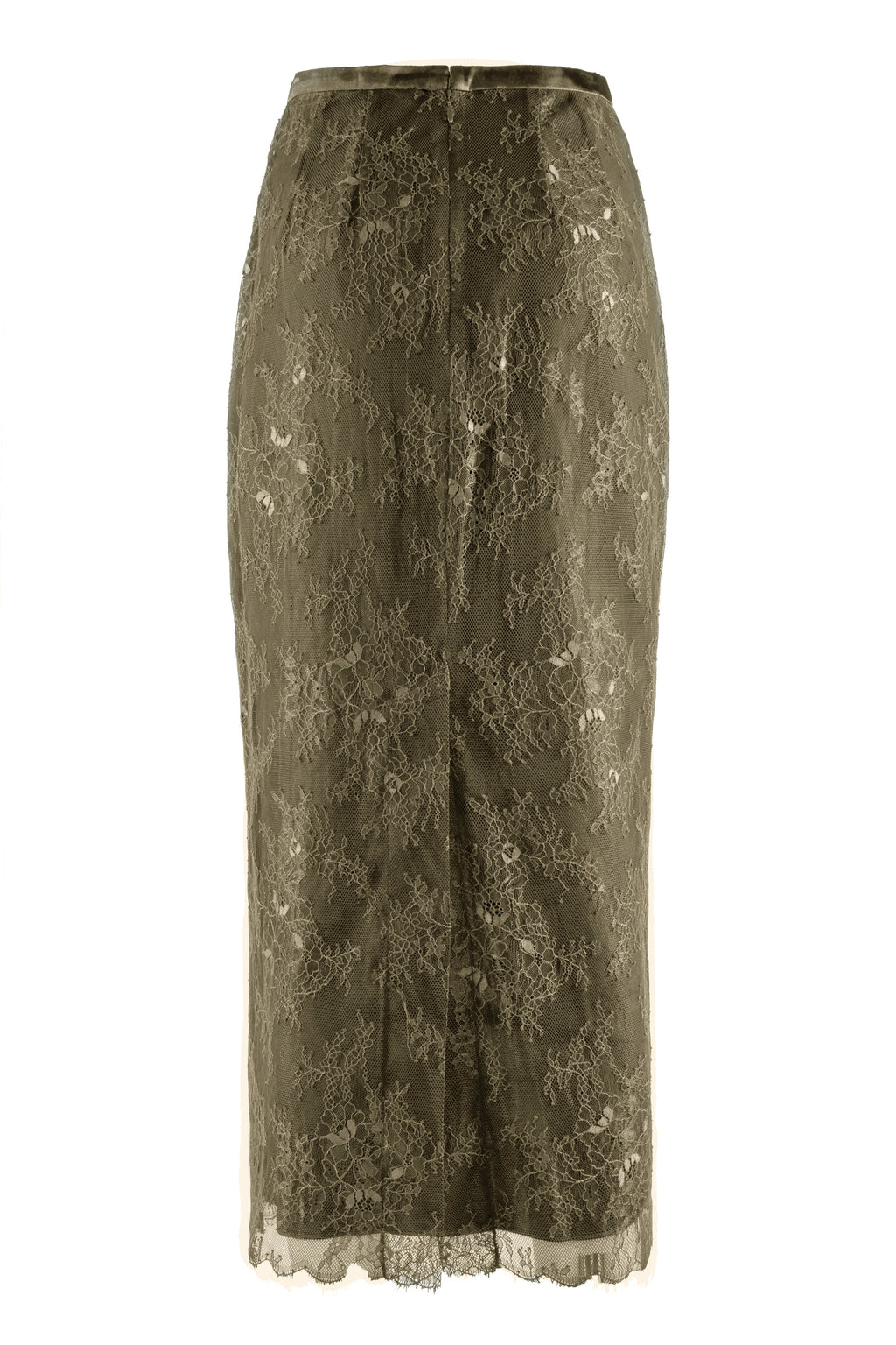 Nenette GEMMAS - Gonna Verde Militare Retro