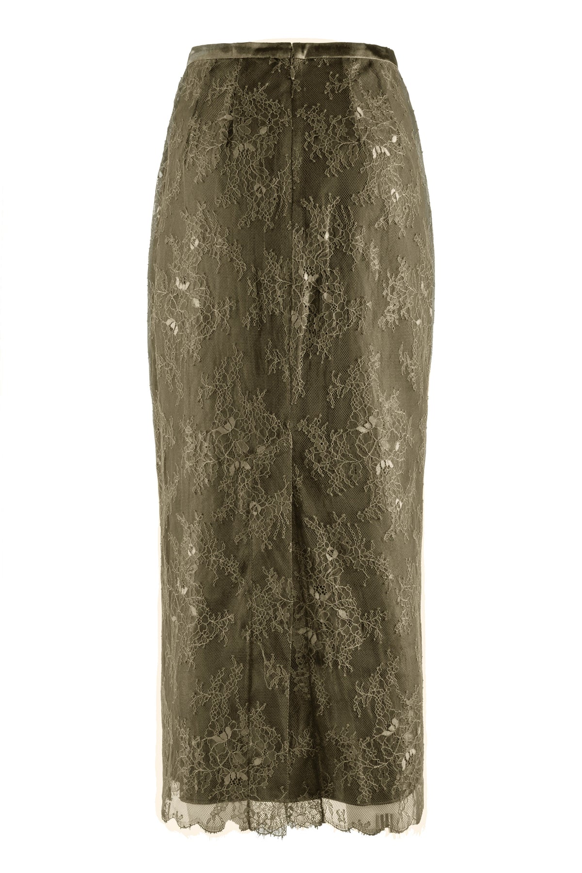 Nenette GEMMAS - Gonna Verde Militare Retro
