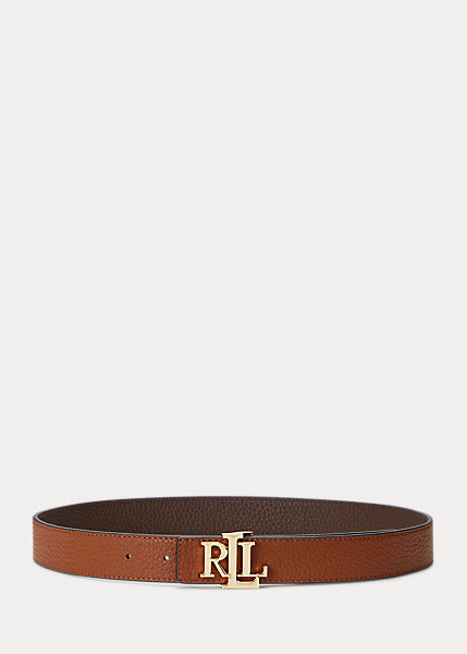 Lauren by Ralph Lauren REV LRL 30 - Cintura double-face martellata con logo