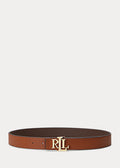 Lauren by Ralph Lauren REV LRL 30 - Cintura double-face martellata con logo