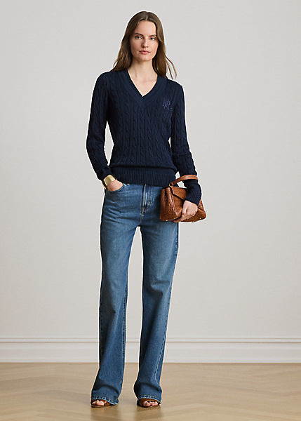 Lauren by Ralph Lauren MEREN - Maglia da cricket a trecce