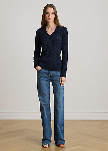 Lauren by Ralph Lauren MEREN - Maglia da cricket a trecce