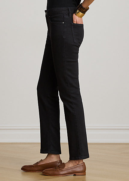 Lauren by Ralph Lauren 200B27741 - Jeans Slim Straight-Fit a vita alta