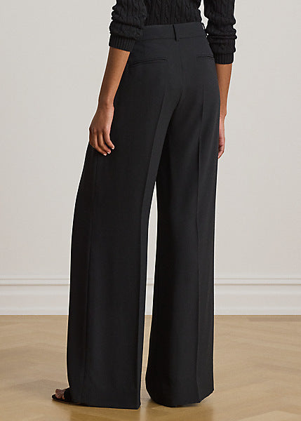 Lauren by Ralph Lauren KIRAHN - Pantaloni a gamba larga in georgette