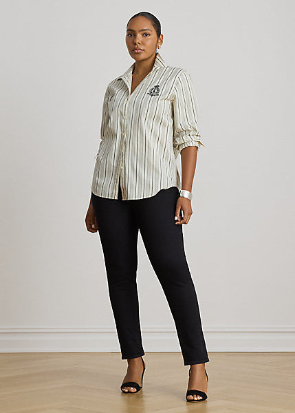 Lauren by Ralph Lauren 200P13720 - Camicia in dobby di cotone Classic-Fit