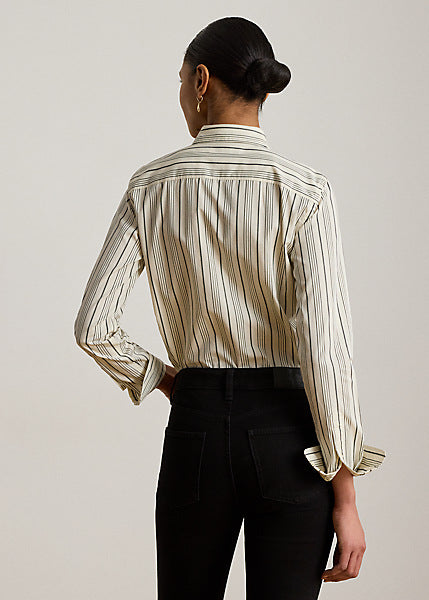 Lauren by Ralph Lauren 200P13720 - Camicia in dobby di cotone Classic-Fit