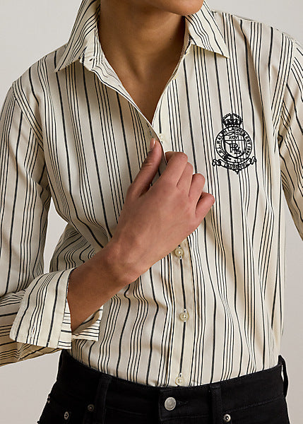 Lauren by Ralph Lauren 200P13720 - Camicia in dobby di cotone Classic-Fit