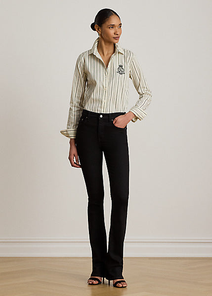Lauren by Ralph Lauren 200P13720 - Camicia in dobby di cotone Classic-Fit