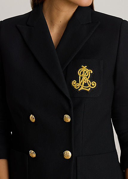 Lauren by Ralph Lauren 200P14021 - Blazer a doppio petto in piqué stretch